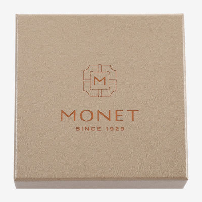 Monet Jewelry Gold Tone Heart Compact Mirror