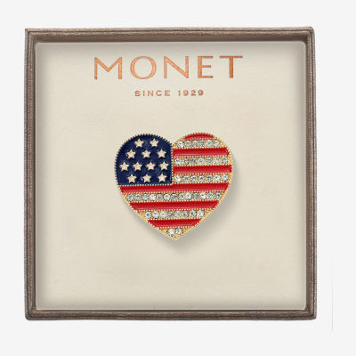 Monet Jewelry Glass Pin