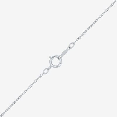 Limited Quantities! Womens 1/ CT. T.W. Natural White Diamond Sterling Silver Heart 18 Inch Pendant Necklace
