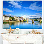Designart Ponte Alle Grazie Florence Italy Canvas Art