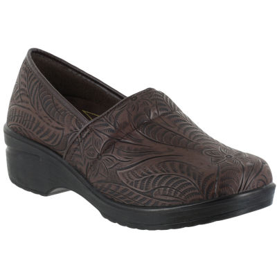 Easy Works By Easy Street Lyndee Womens Round Clogs