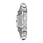 Bulova Classic Womens Silver Tone Stainless Steel Bangle Watch 96p209