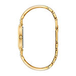 Bulova Classic Womens Gold Tone Stainless Steel Bangle Watch 97p141