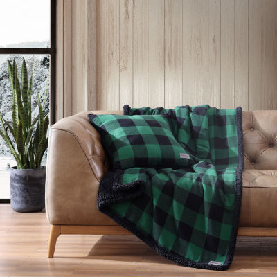 Eddie Bauer Fur Like 2pc 2-pc. Washable Lightweight Throw
