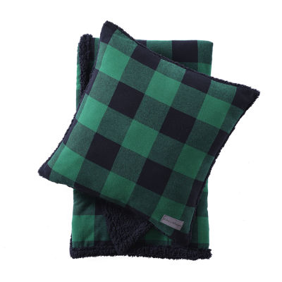 Eddie Bauer Fur Like 2pc 2-pc. Washable Lightweight Throw