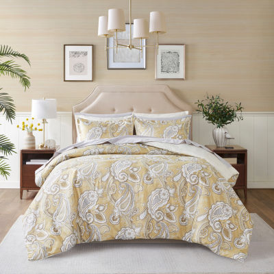 Madison Park Essentials Sylvie Comforter Set with Sheets, Color Wheat