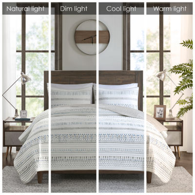 Madison Park Joshua 3-pc. Reversible Quilt Set