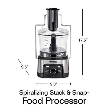Hamilton Beach Professional Spiralizing Stack & Snap Food Processor
