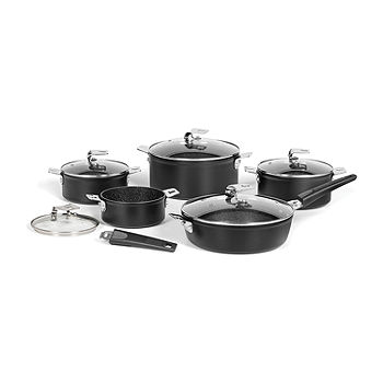 17 Pieces Pots and Pans Set, Nonstick Detachable Handle Cookware, Cookware  Set