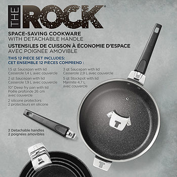 The Rock by Starfrit 10-Piece Cookware Set 