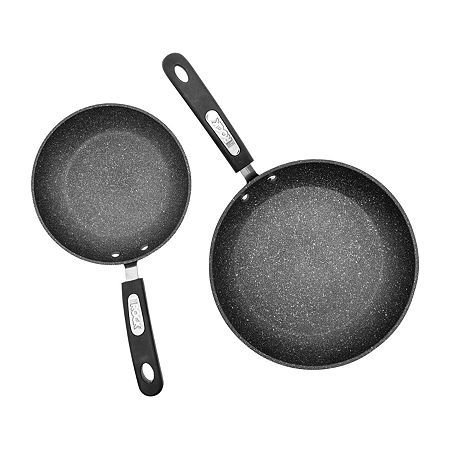 Starfrit 2-pc. Frying Pan Set With Bakelite Handles, One Size, Black