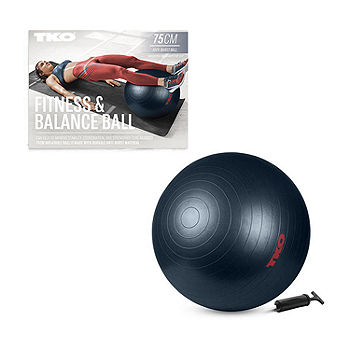 TKO 75cm Fitness Balance Ball TR0217-BLA, Color: Blue - JCPenney
