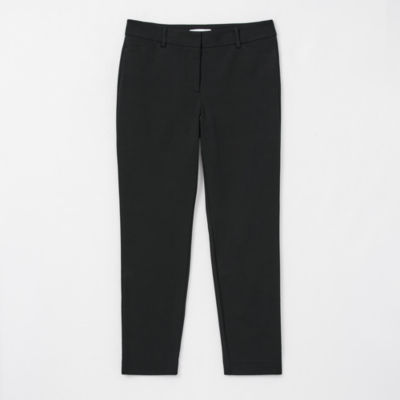 Liz Claiborne Emma Ponte Womens Ankle Mid Rise Ankle Pant