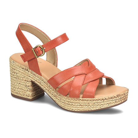 Boc Womens Melodie Heeled Sandals, 8 Medium, Orange