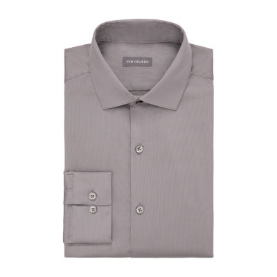 Van Heusen Mens Stain Shield Wrinkle Free Stretch Dress Shirt