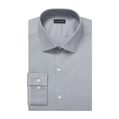 Van Heusen Ultra Flex Mens Slim Fit Wrinkle Free Long Sleeve Dress Shirt