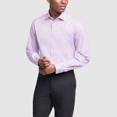 Van Heusen Slim Stain Shield Mens Fit Stretch Fabric Long Sleeve Dress Shirt