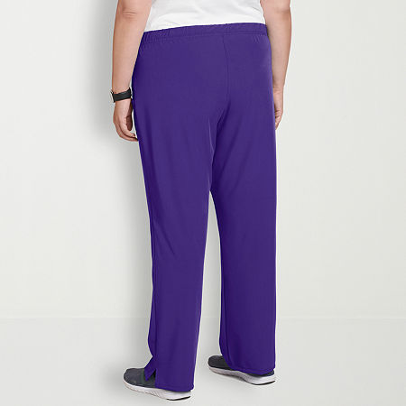 Jockey 2377 Womens Plus Stretch Fabric Scrub Pants, Xx-large, Purple