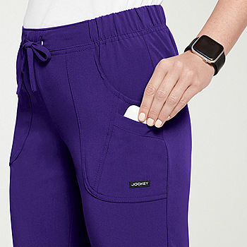 Greys Anatomy Classic Kira 5-Pocket Womens Plus Tall Moisture Wicking Scrub  Pants