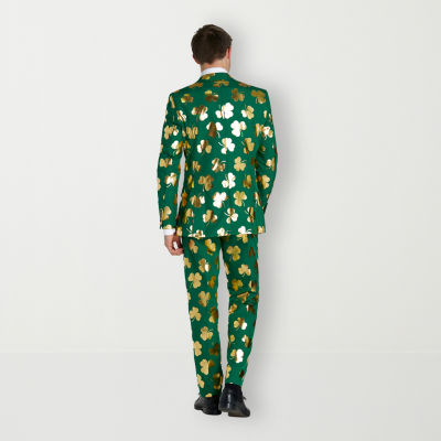 Opposuits Mens Mr. Clover Clover Suit & Tie Set