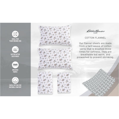 Eddie Bauer Cotton Flannel Sheet Set