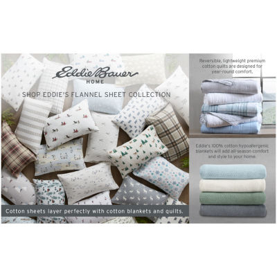 Eddie Bauer Cotton Flannel Sheet Set