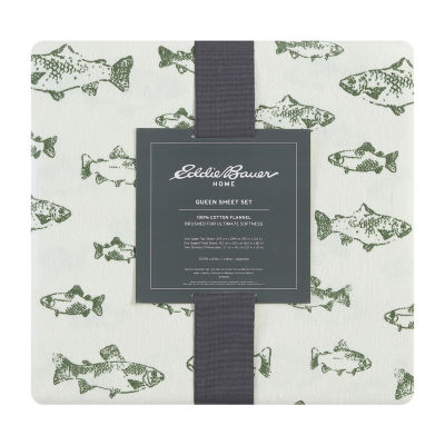 Eddie Bauer Cotton Flannel Sheet Set