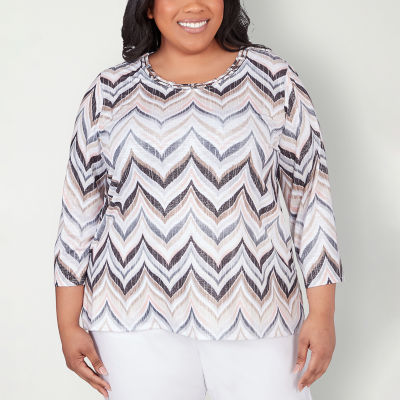 Alfred Dunner - Women's Plus Tops & Blouses