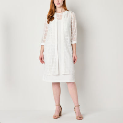 Maya Brooke Womens Jacket Dress