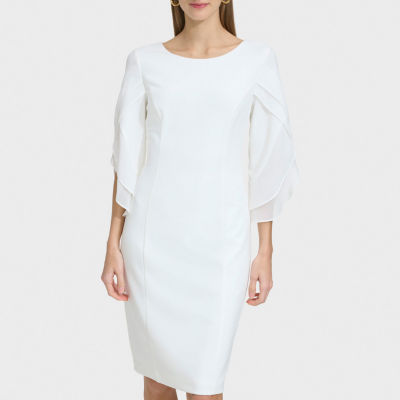 Marc New York 3/4 Sleeve Sheath Dress