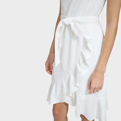 Marc New York Short Sleeve Fit + Flare Dress