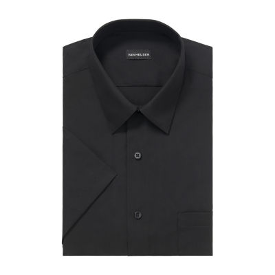 Van Heusen Big & Tall Mens Regular Fit Easy Care Short Sleeve Dress Shirt