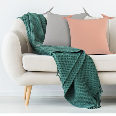 Lr Home Alisey Solid Square Throw Pillows