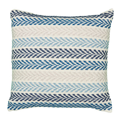 Lr Home Ash Sen Stripe Square Throw Pillow