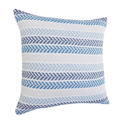 Lr Home Ash Sen Stripe Square Throw Pillow