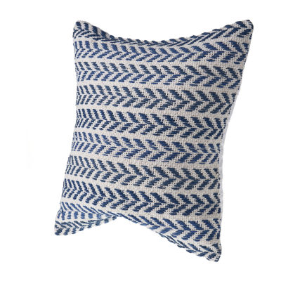 Lr Home Ash Sen Stripe Square Throw Pillow