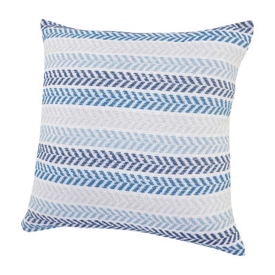 Lr Home Ash Sen Stripe Square Throw Pillow