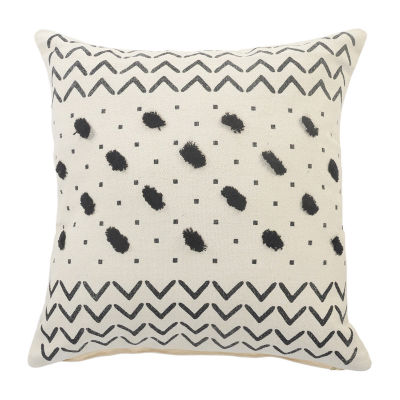LR Home Beaux Tribal Square Throw Pillow