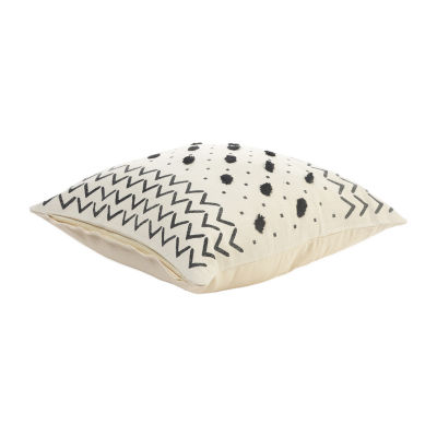 LR Home Beaux Tribal Square Throw Pillow