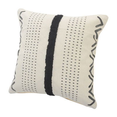 Lr Home Bel Ann Stripe Square Throw Pillow