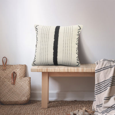 Lr Home Bel Ann Stripe Square Throw Pillow