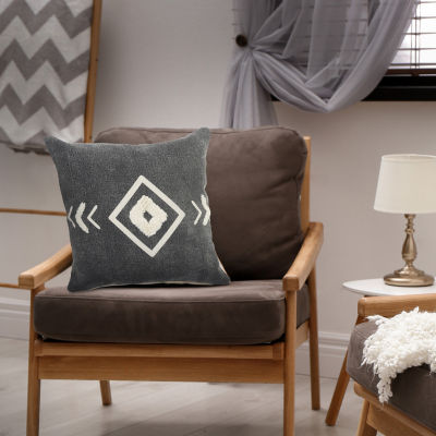 LR Home Bel Aby Tribal Square Throw Pillow