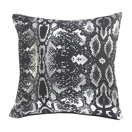 Lr Home Calis Abstract Square Throw Pillow, One Size, Black