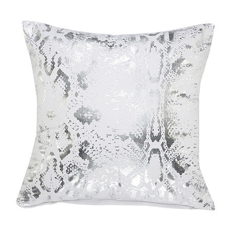 Lr Home Calis Abstract Square Throw Pillow, One Size, White