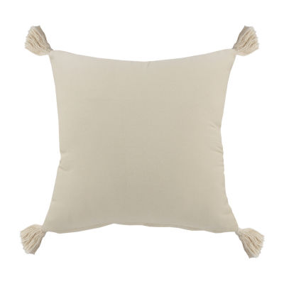 LR Home Danny Textured Square Throw Pillow