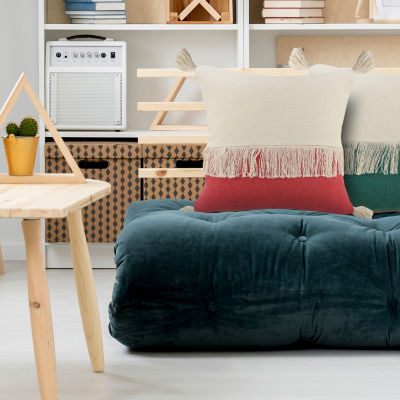 Lr Home Danny Textured Square Throw Pillows