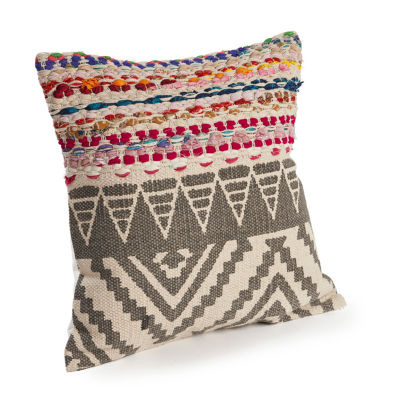 LR Home Elish Chevron Square Throw Pillow