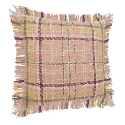 Lr Home Astra Plaid Square Throw Pillow