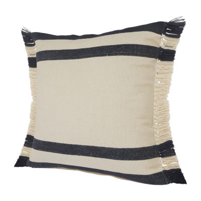 LR Home Mistaus Stripe Square Throw Pillow