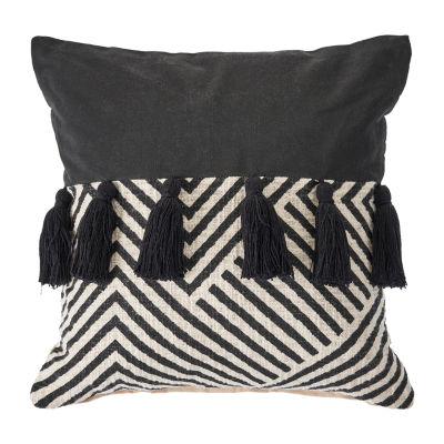 Lr Home Misty Chevron Square Throw Pillows